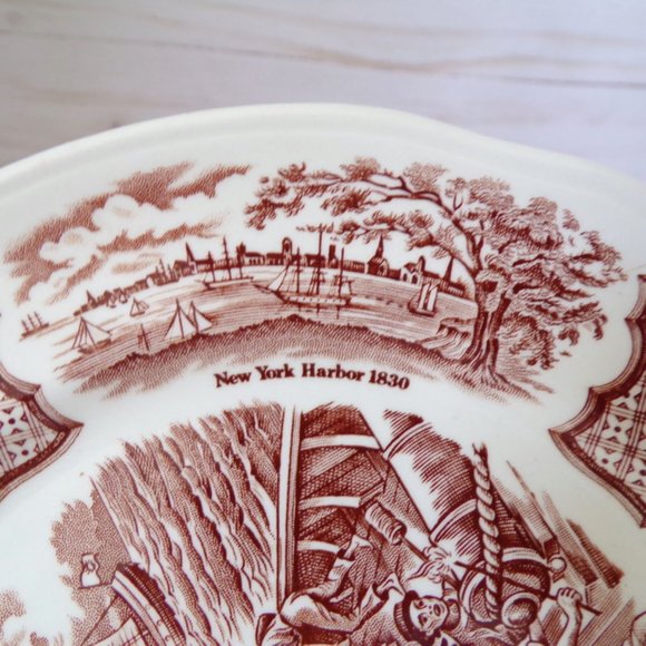 Fair Winds by Alfred Meakin Bread and Butter Plates 6 Piece Set  2909 - Picture 6 of 10